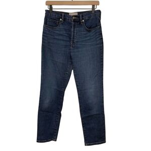 Everlane‎ women's High Rise Slim Straight 28 Ankle Button Fly